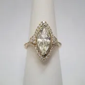 2.48ctw Marquise Shaped Diamond Ring