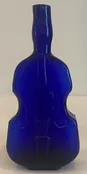 Cobalt Blue Glass Violin Bottle (#5) — Montgomery Violins
