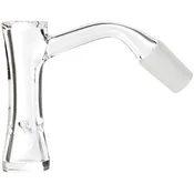 Bear Quartz Lowrider Hourglass Banger - 14mm Male, 45 Degree