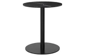 1.0 DINING TABLE - ROUND- BLACK BASE - MEDIUM