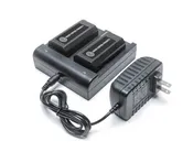 2 Bay Charger Kit (incl. two extended use batteries)