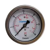 0-30" WC Pressure Gauge Replacement. Gas Rated - Jenfab Cleaning Solutions