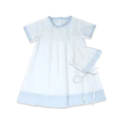 1956 Daygown Set - Blessings White, Blue Batiste