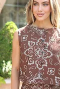 Bandana Button Tank