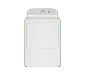 GE 7.2 cu. ft. vented Gas Dryer in White with Auto Dry and 120ft Venting