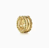 14K Yellow Gold Wide Bujukan Single Earcuff