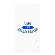 USA Ambassador Est. 2010 Towel — USA Ambassador Pageant