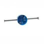 20 Cu. In. 3" or 4" PVC Ceiling Box with Ground Lung and Hang Bar - 50 LBS Fixture Rating (box of 50) — Habitat for Humanity Troup County