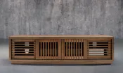 OLIVER-82" MEDIA CONSOLE IN AMERICAN WALNUT