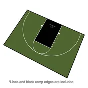 Basketball Court Tile, 44×29, Kit. Outdoor / Indoor
