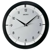 11" Seiko Black St. James Metal Wall Clock