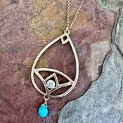 Gaia Sparkle Necklace — K. DiResta Design