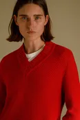 S C O U T a.f. vandevorst cotton v-neck sweater