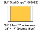 3M Ioban 2 Antimicrobial Incise Drape 6650EZ
