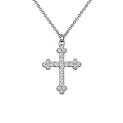 0.35 ct tw Cross Necklace — Cronier's Fine Jewelry