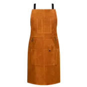 Flame/Heat Resistant Heavy Duty Genuine Cowhide Leather Welding Work Apron/Bib