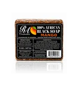 100% African Black Soap Bar w/ Mango