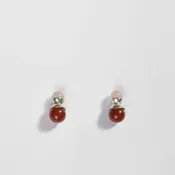 Klee Studs in Carnelian | Tiro Tiro