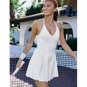 BEYOND YOGA youre a force dress white wht