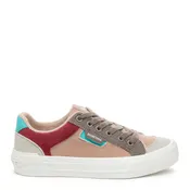 Cheery Rose Colorblock Corduroy Sneaker