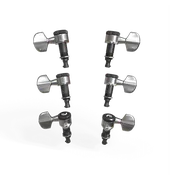 D'Addario Auto-Trim Locking Tuning Machines 3 Per side, Chrome