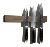 Walnut Wood 15" Magnetic Knife Holder or Knife Strip by M.O.C. Woodworks — M.O.C. Woodworks, Magnetic Knife Holders