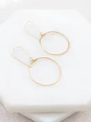 Single Circle Earrings — Amy Olson Jewelry