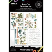 Amber Ledgers 6x8 Rub-On Transfer Set