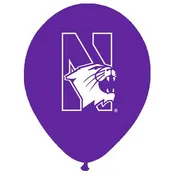 10-Pack Northwestern University Wildcats Purple 11″ Latex Balloons