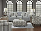 1140 Grande Mist Accent Ottoman