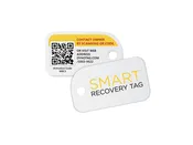 Dynotag Classic white  Mini Tags - 3 UNIQUE Tags for Gear