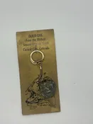 Vintage Central City Colorado Gold Ore Souvenir Keychain Original Card