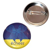 Cheer Button Bow #cheer