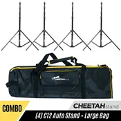 (4) C12 Auto Stands + Large Bag Combo
