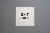 ADA - Exit Route Signs - Accessible Emergency Wayfinding