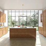 Woodland Brown Shaker 10 Ft Kitchen Cabinet Set (RTA Preconfigured Bundle)