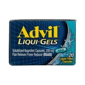 Advil Liquid Gels 200mg/20ct/6pk