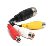5 Pin Female to RCA Female Adapter