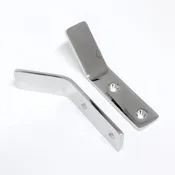 [Angled Hook BR2401] Modern Industrial flat-bar Wall Hook (1.4 Inch)