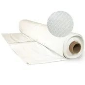 10 Mil Flame Retardant String Reinforced Translucent White Plastic Sheeting, NOS