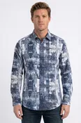 Abstract Jacquard Dress Shirt