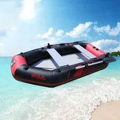 3 Person 260cm Inflatable Rowing Boat PVC Kayak Dinghy Hovercraft Fishing Canoe Drifting Raft Sailboat Surfing Sailing Ship B
