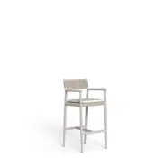 Dolcevita Alu - Bar Stool White