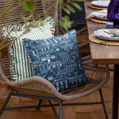 Abersoch Town Outdoor Cushion Sail Blue
