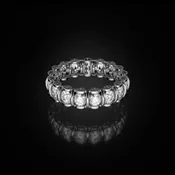 3MM INFINITE II RING | CHANNEL SETTING