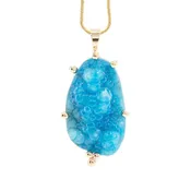 Adamite 27.08 Carat 14k Handcrafted Natural Crystal Pendant