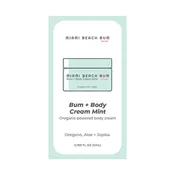 Bum + Body Mint Sample