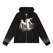 ALMOST SOMEDAY AS-H25-015 HIGHCLASS ZIPUP HOODIE MEN