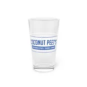Coconet Peet's Emblem Pint Glass, 16oz