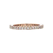 Rose Gold Diamond Eternity Band